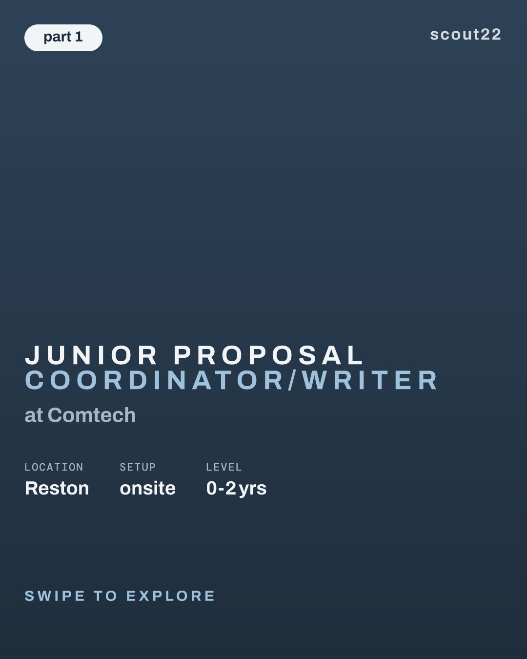 Junior Proposal Coordinator/Writer at Comtech