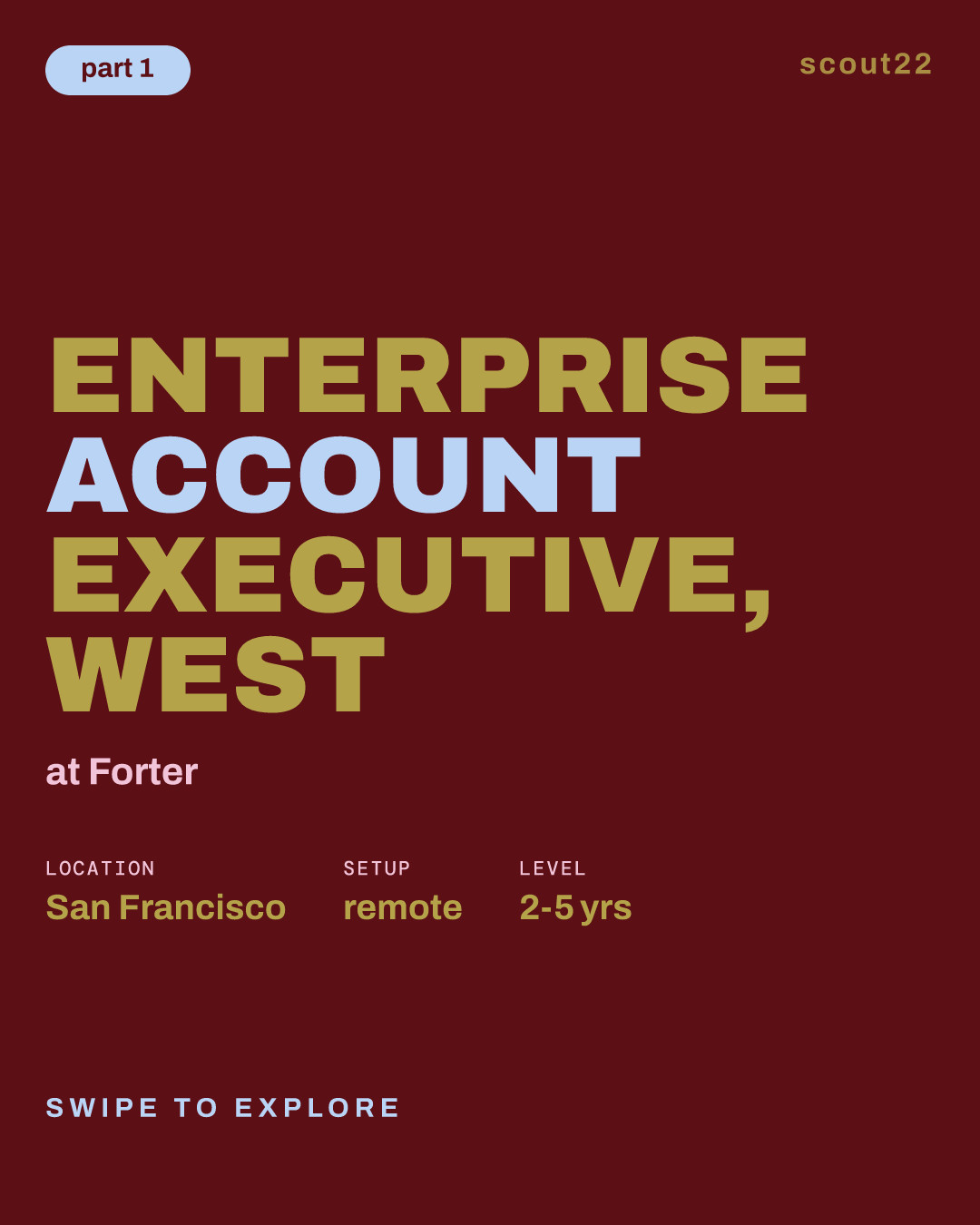 Enterprise Account Executive, West at Forter
