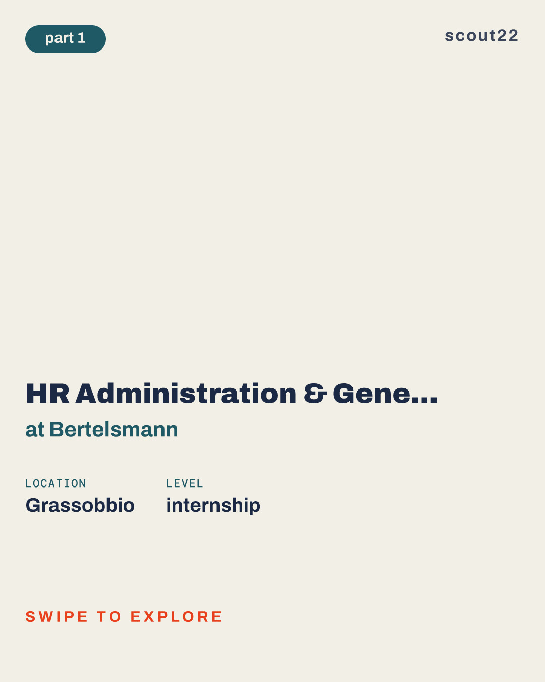 HR Administration & Generalist Assistant Intern at Bertelsmann
