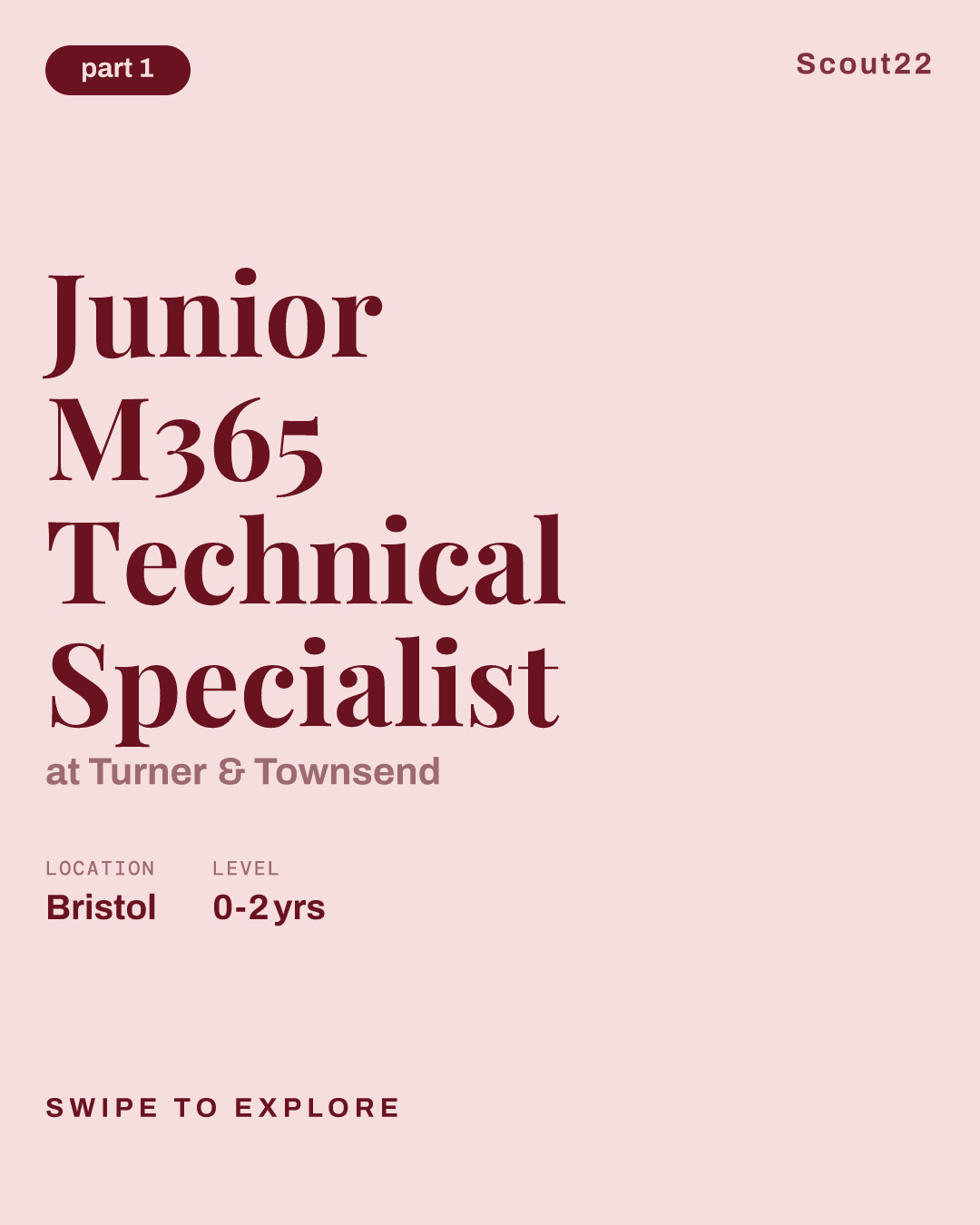 Junior M365 Technical Specialist at Turner & Townsend