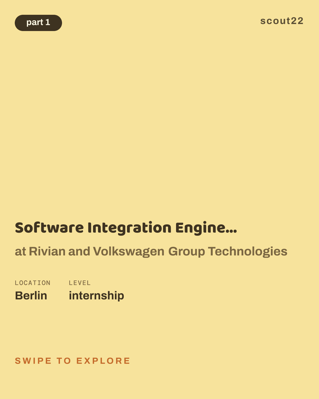 Software Integration Engineering Intern (Fall-Spring) at Rivian and Volkswagen Group Technologies