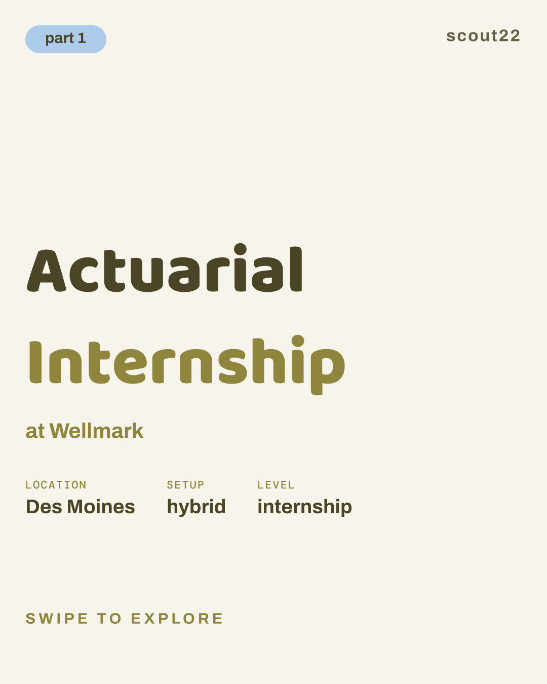 Actuarial Internship at Wellmark