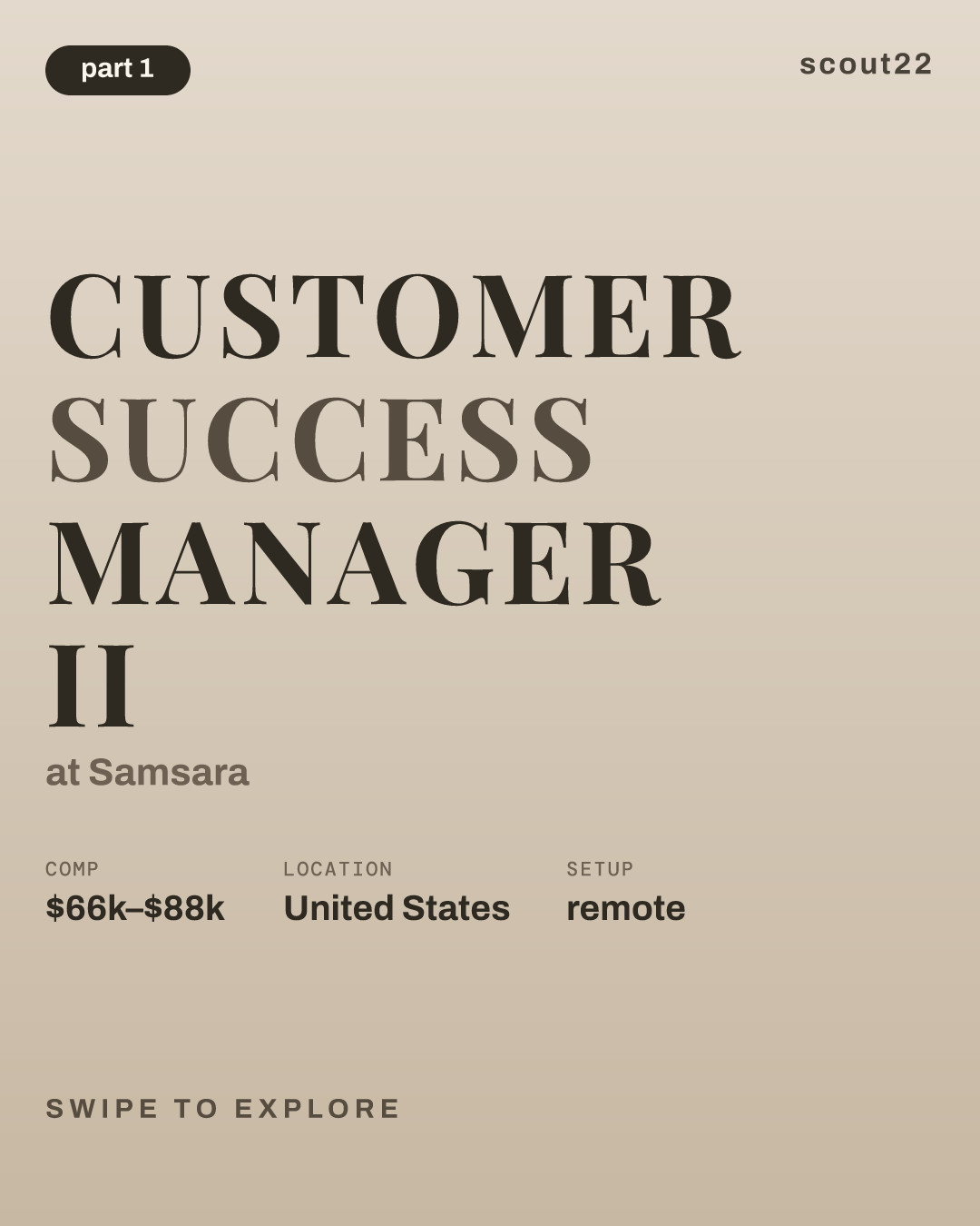 Customer Success Manager II at Samsara
