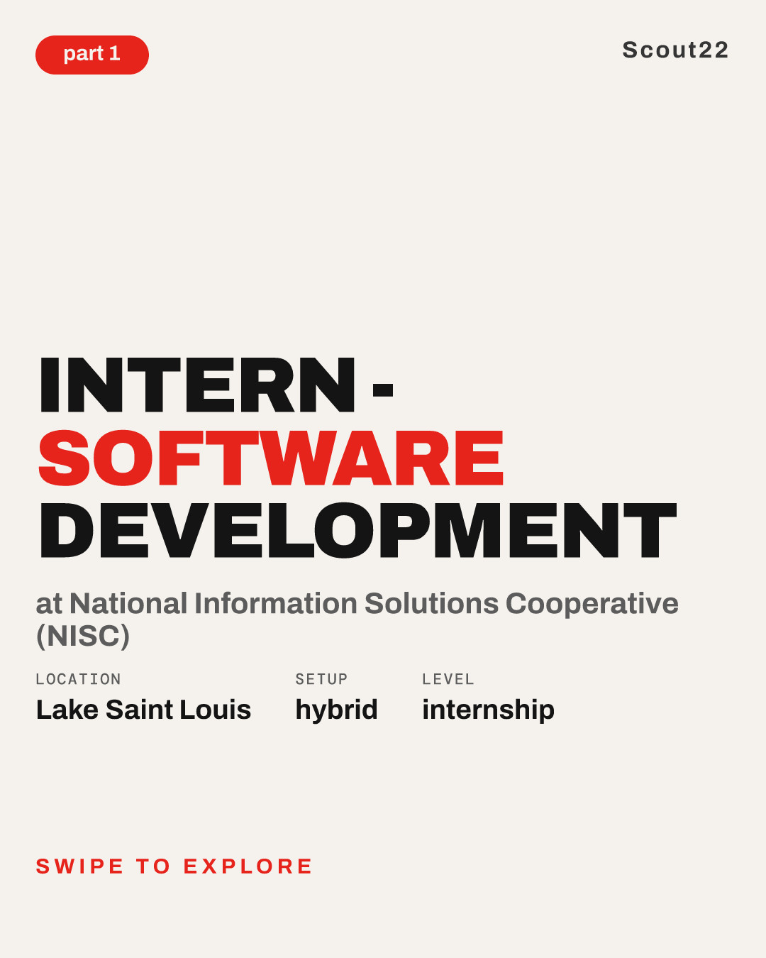 Intern - Software Development at National Information Solutions Cooperative (NISC)
