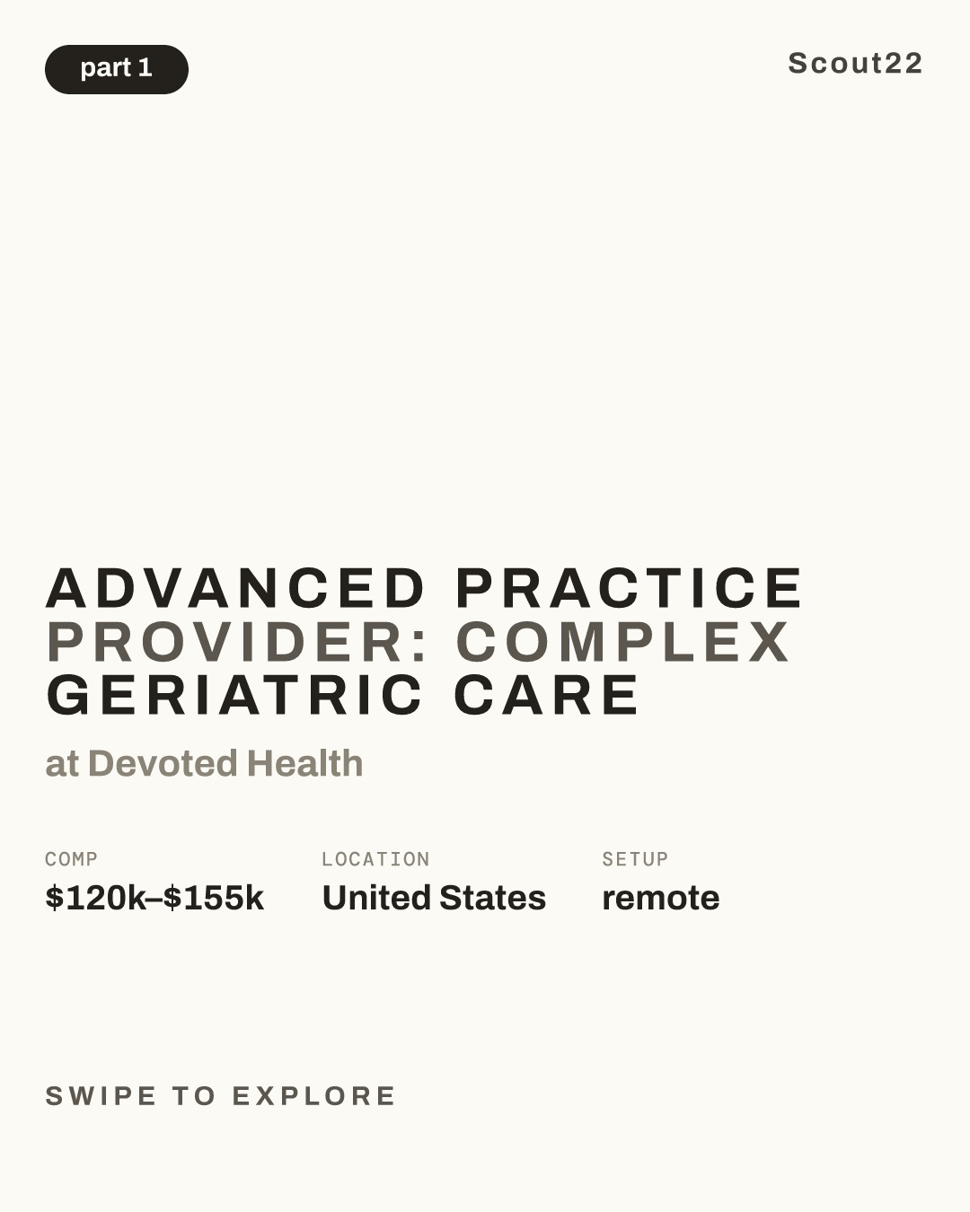 Advanced Practice Provider: Complex Geriatric Care at Devoted Health