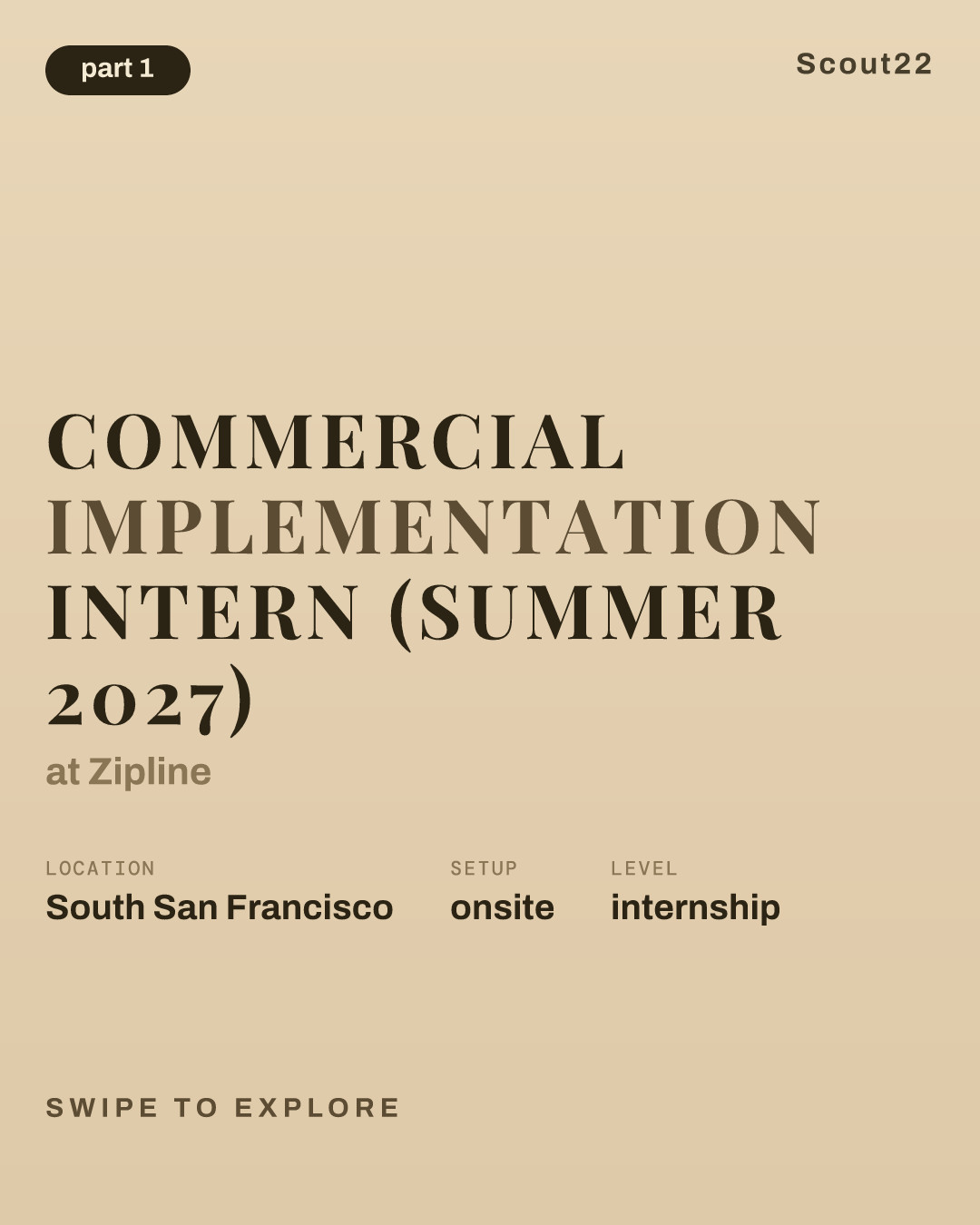 Commercial Implementation Intern (Summer 2027) at Zipline