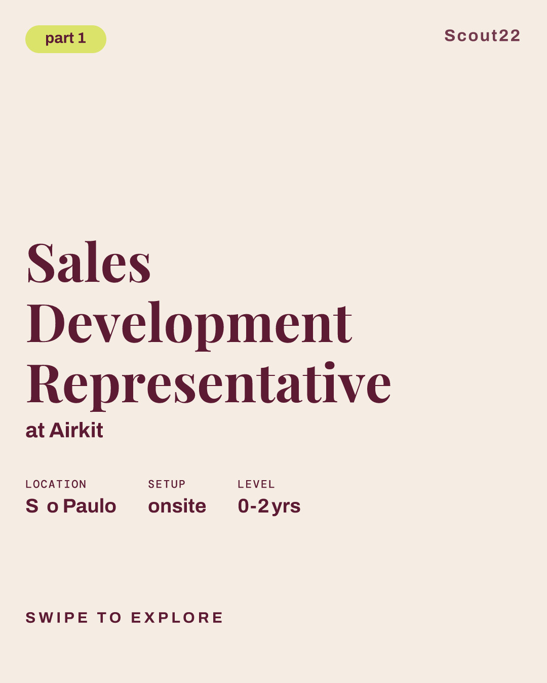 Sales Development Representative at Airkit