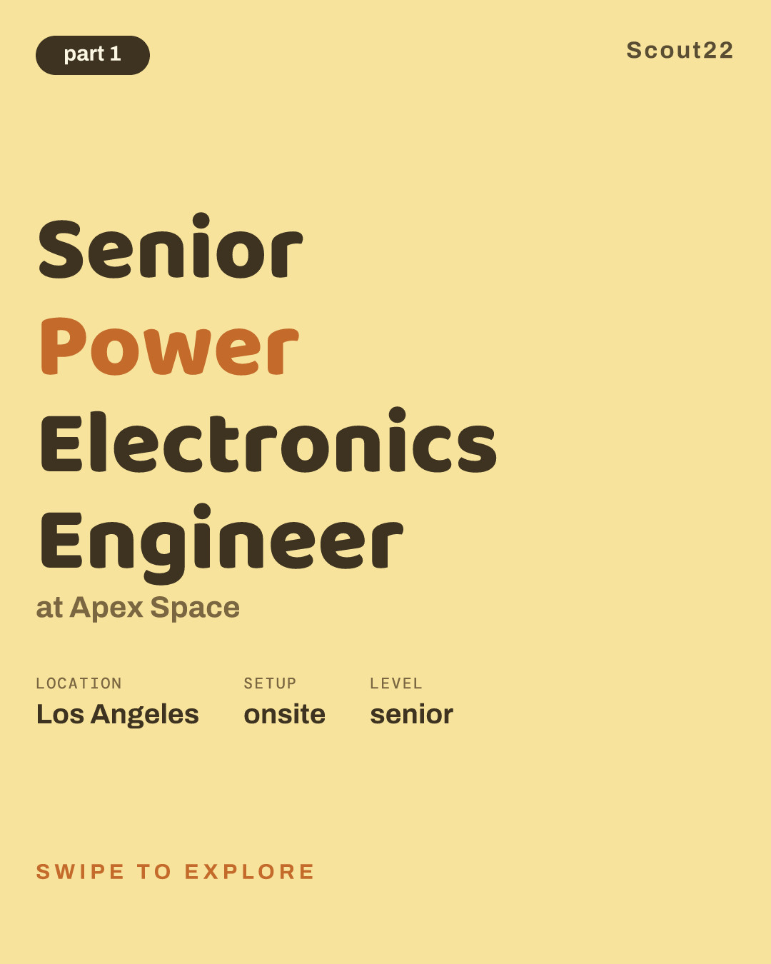 Senior Power Electronics Engineer at Apex Space