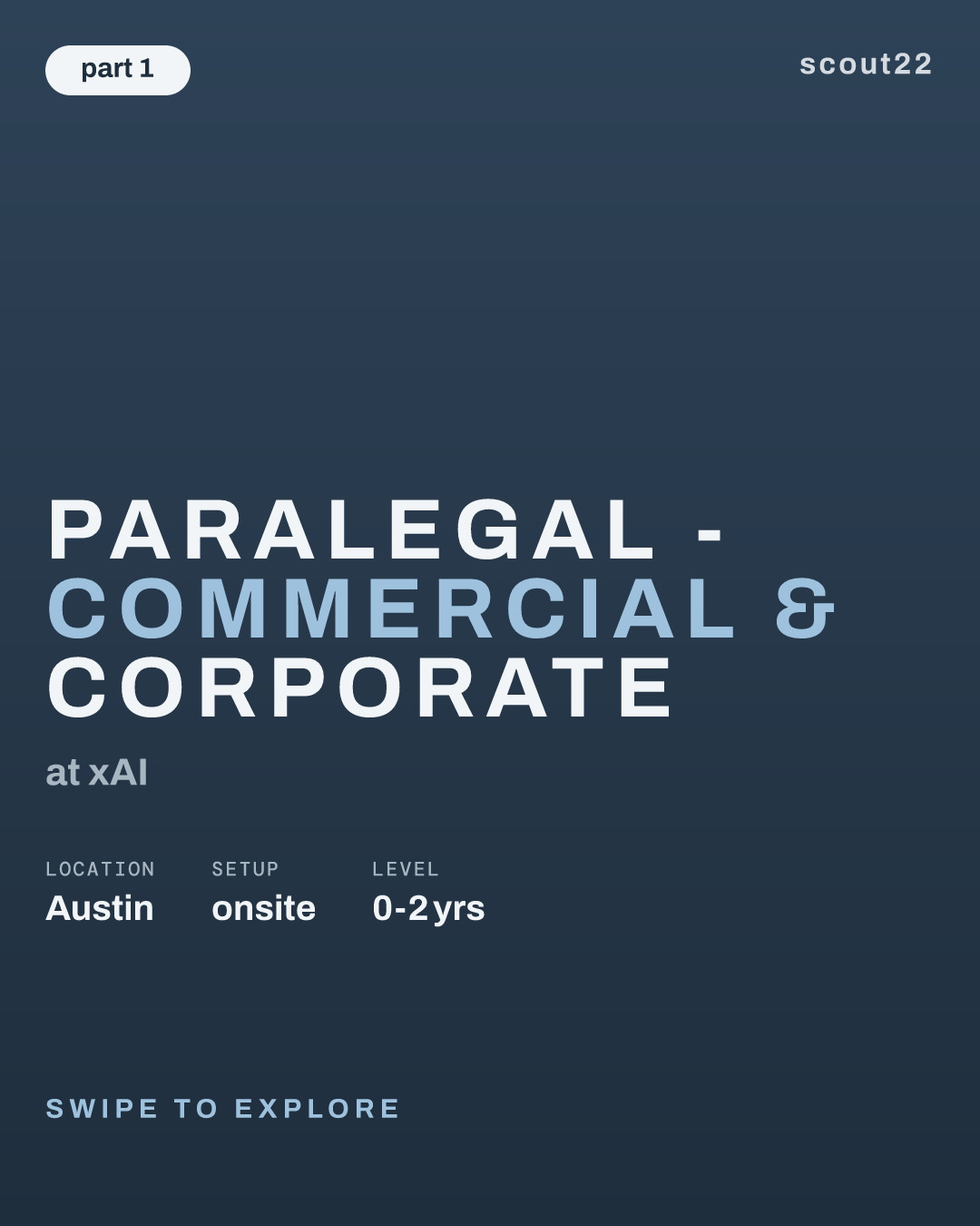 Paralegal - Commercial & Corporate at xAI