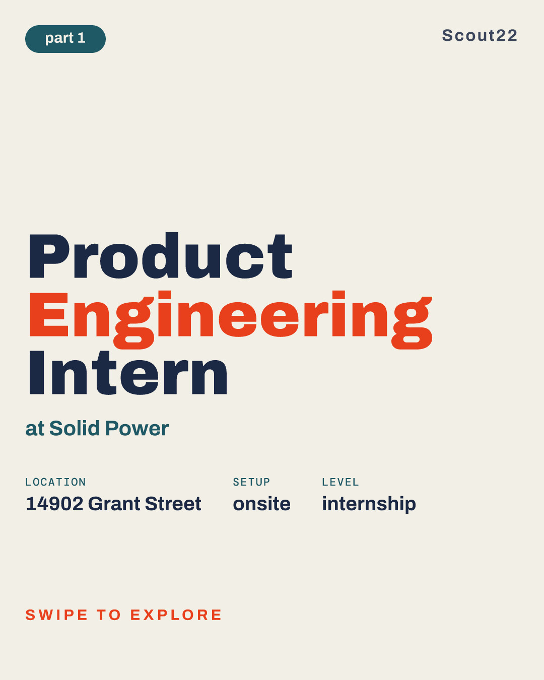 Product Engineering Intern at Solid Power