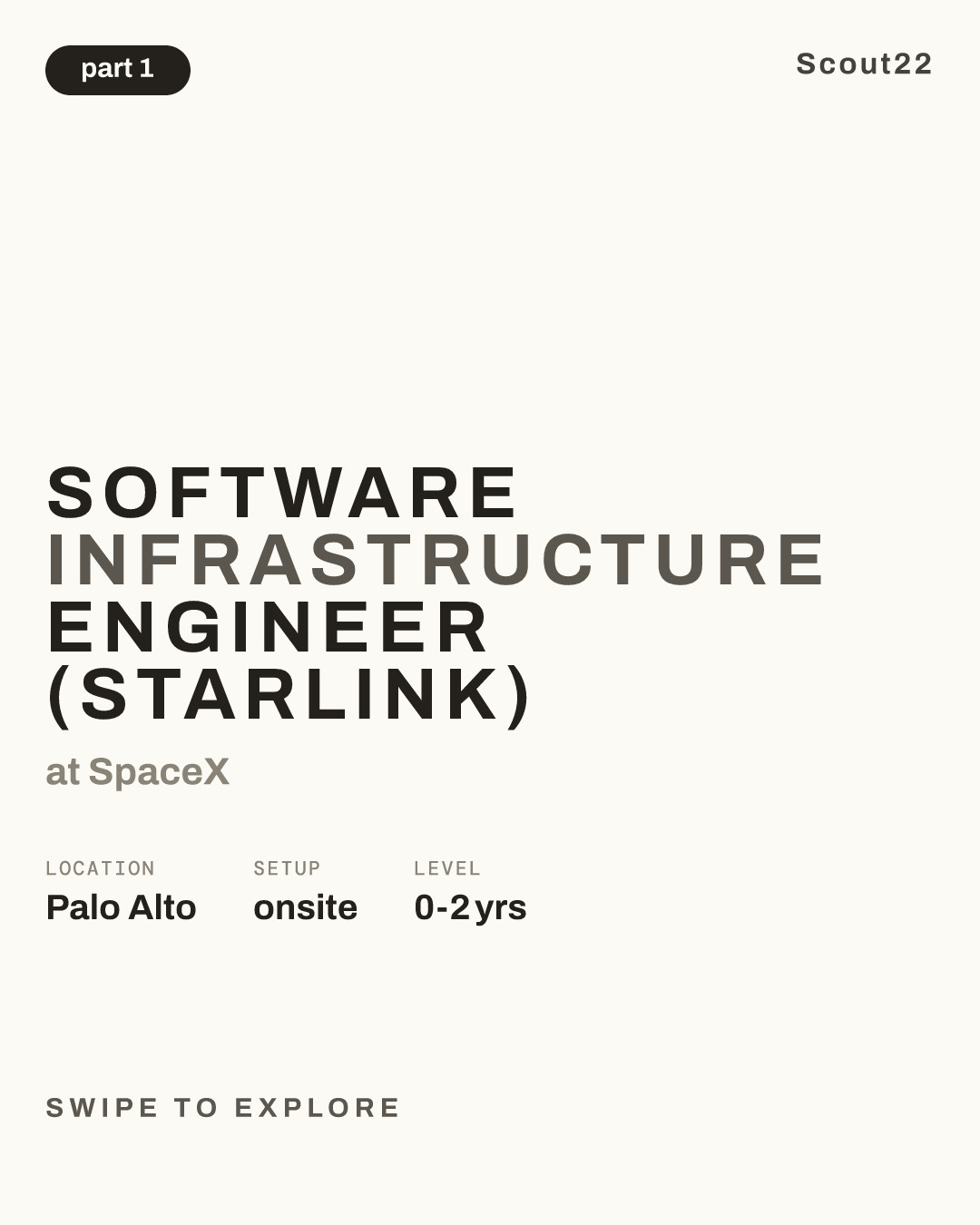 Software Infrastructure Engineer (Starlink) at SpaceX
