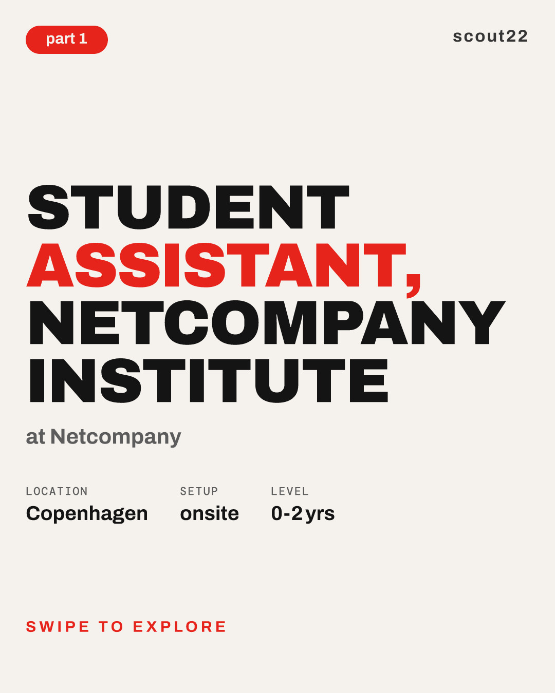 Student Assistant, Netcompany Institute at Netcompany