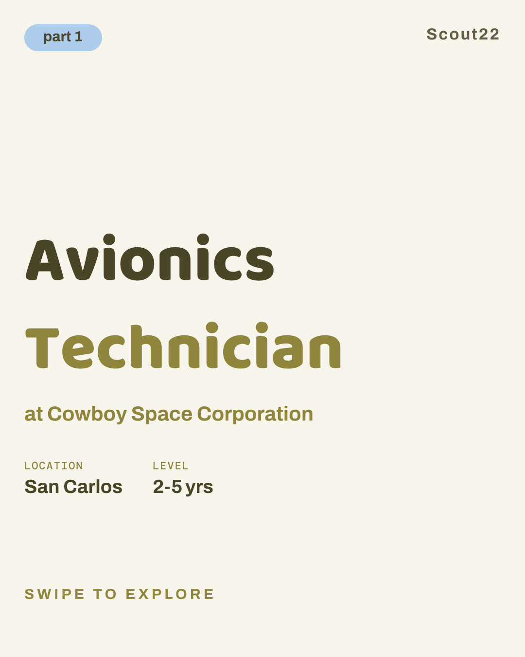 Avionics Technician at Cowboy Space Corporation