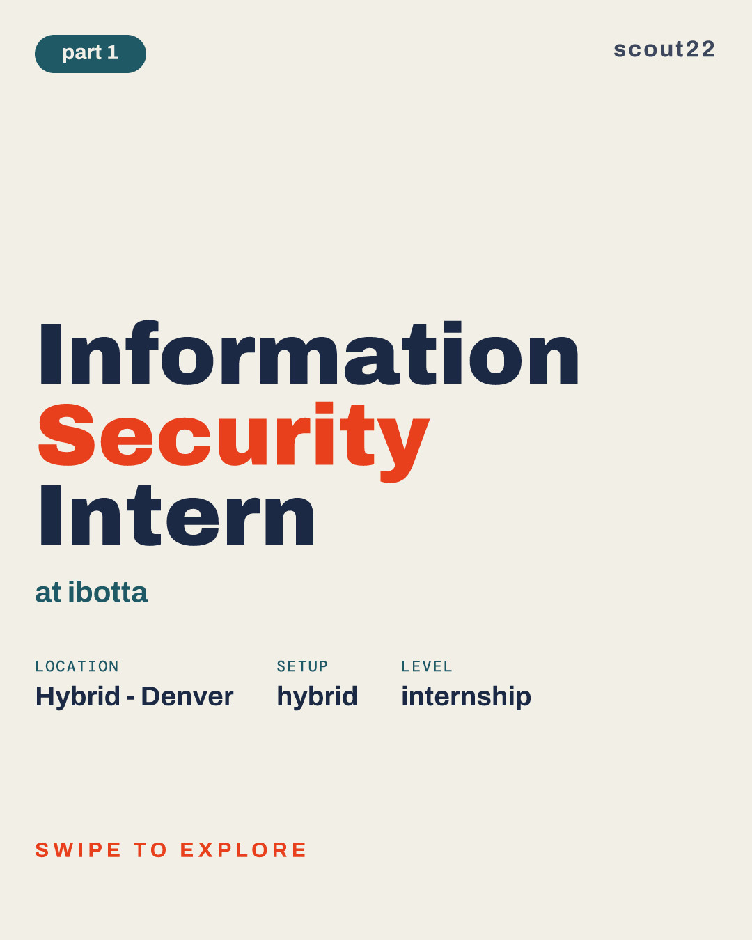 Information Security Intern at ibotta