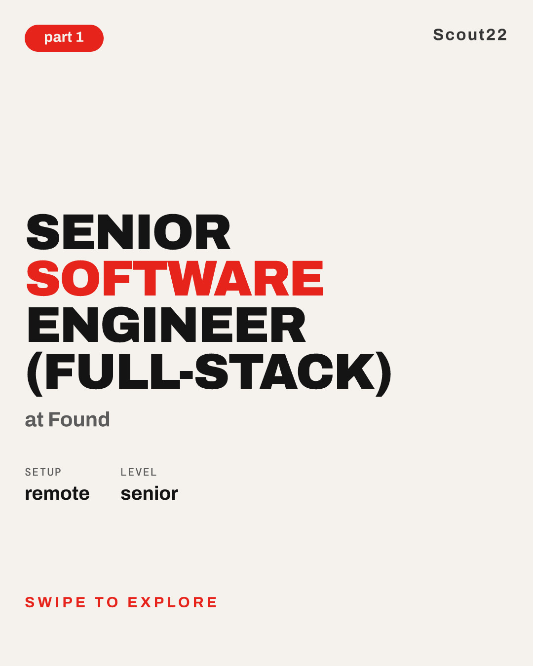 Senior Software Engineer (Full-Stack) at Found