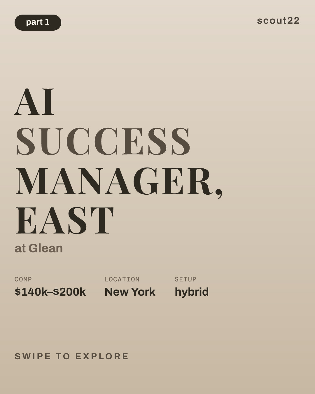 AI Success Manager, East at Glean