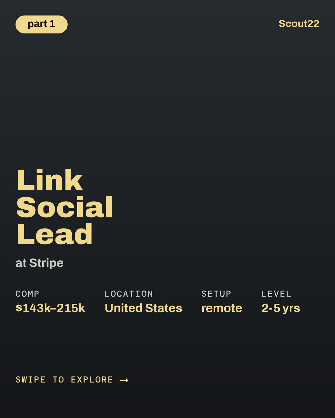 Link Social Lead at Stripe