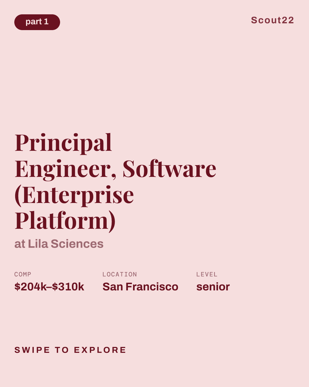 Principal Engineer, Software (Enterprise Platform) at Lila Sciences