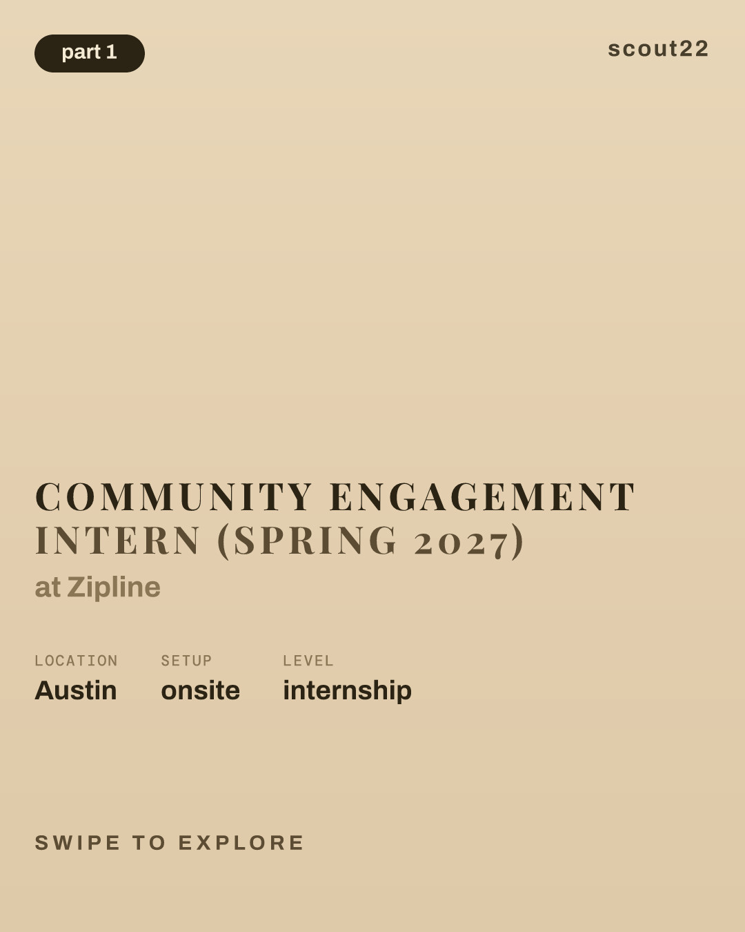 Community Engagement Intern (Spring 2027) at Zipline
