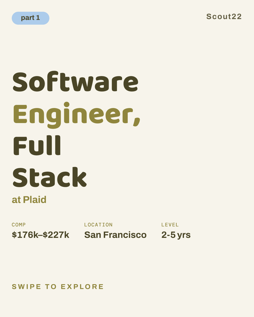 Software Engineer, Full Stack at Plaid