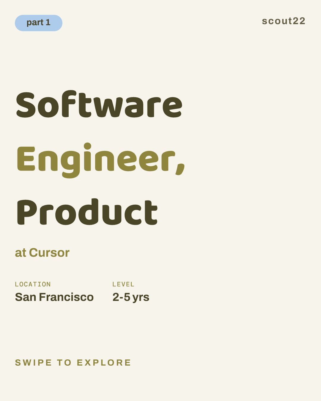 Software Engineer, Product at Cursor