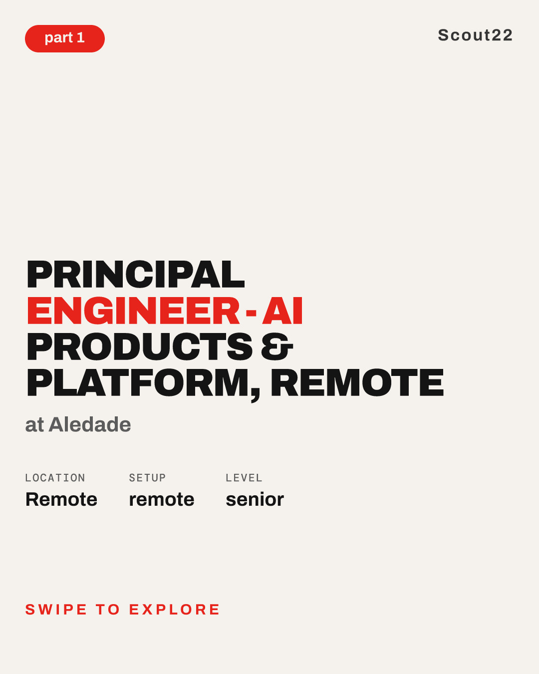 Principal Engineer - AI Products & Platform, Remote at Aledade