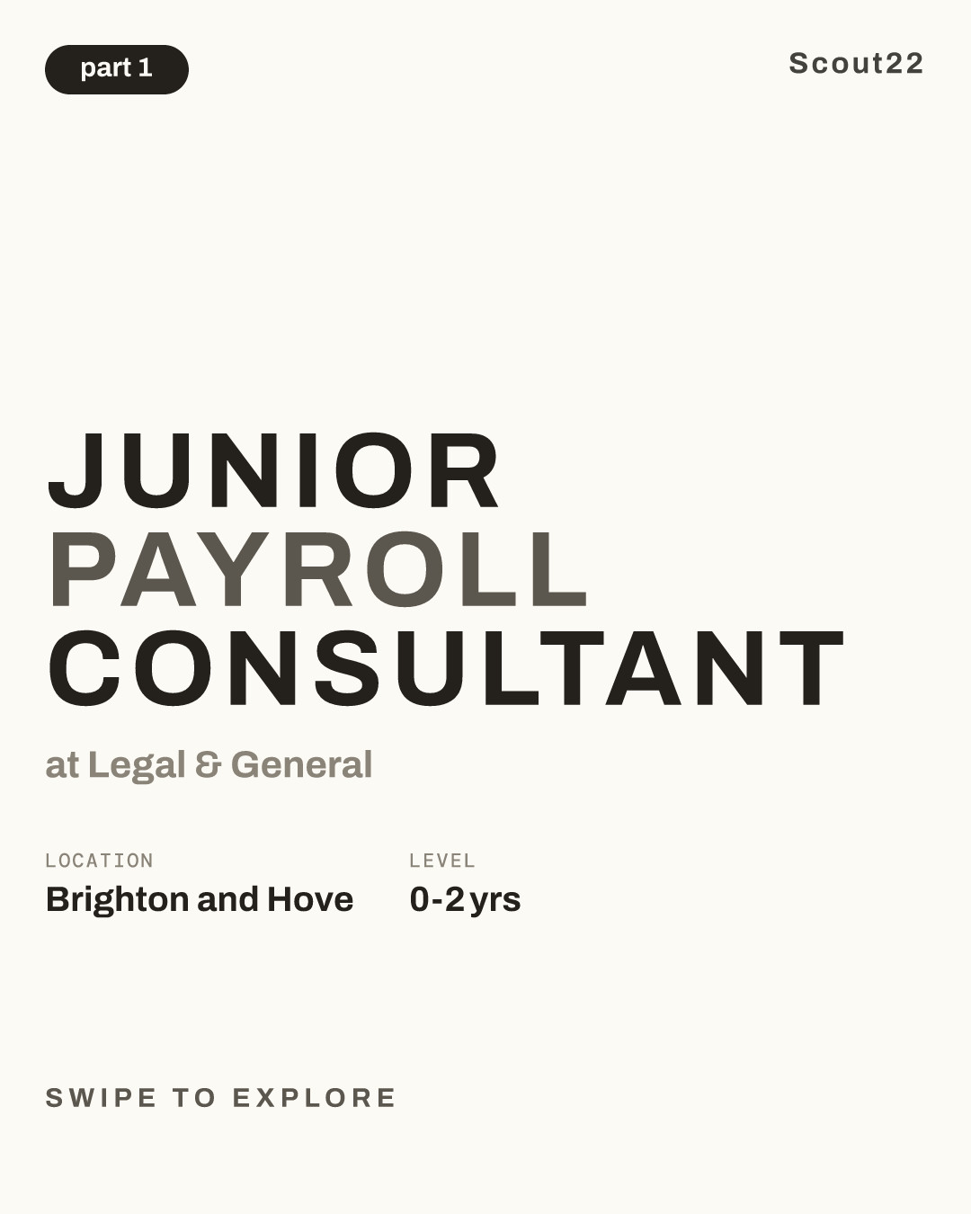 Junior Payroll Consultant at Legal & General