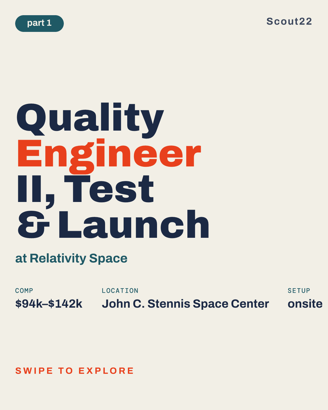 Quality Engineer II, Test & Launch at Relativity Space