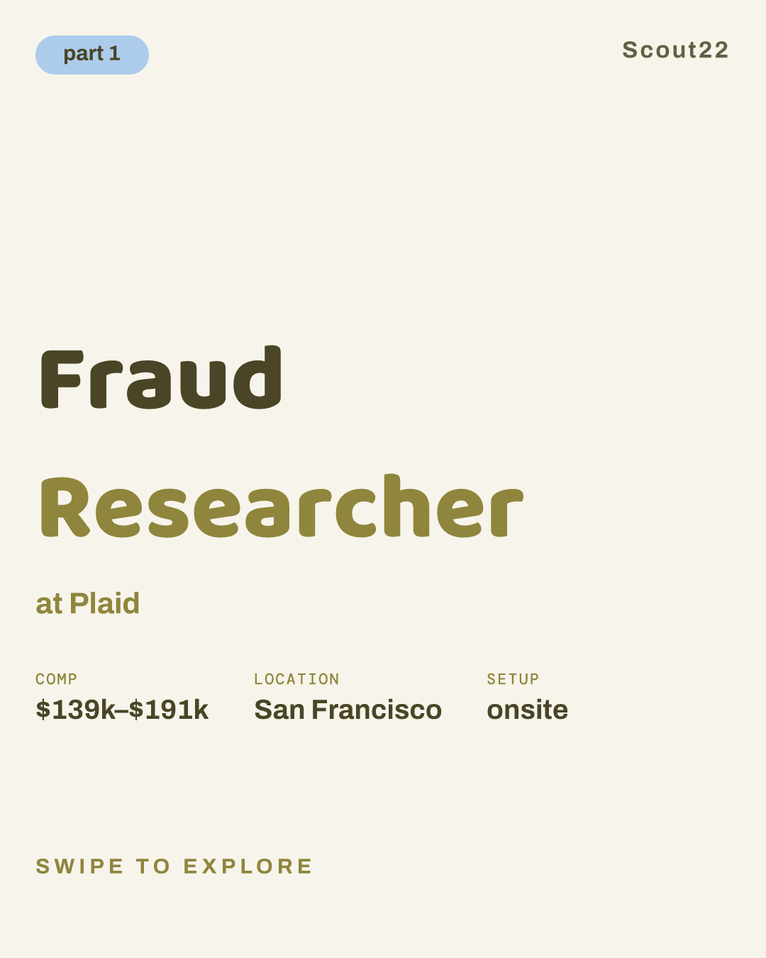 Fraud Researcher at Plaid