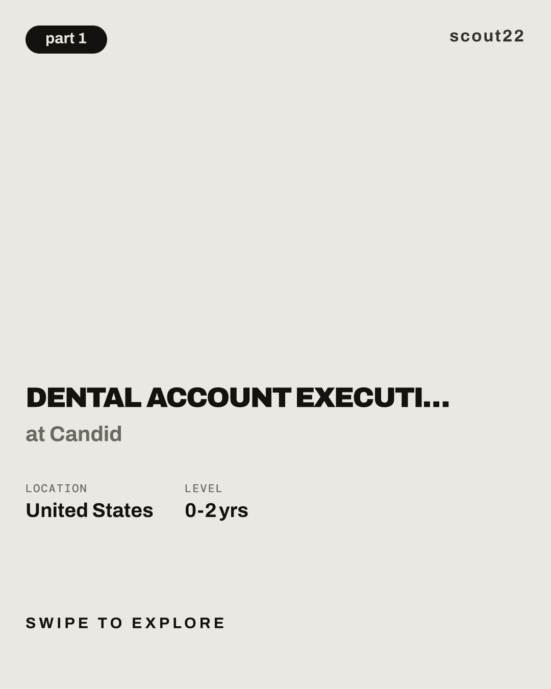 Dental Account Executive - General Inquiry at Candid