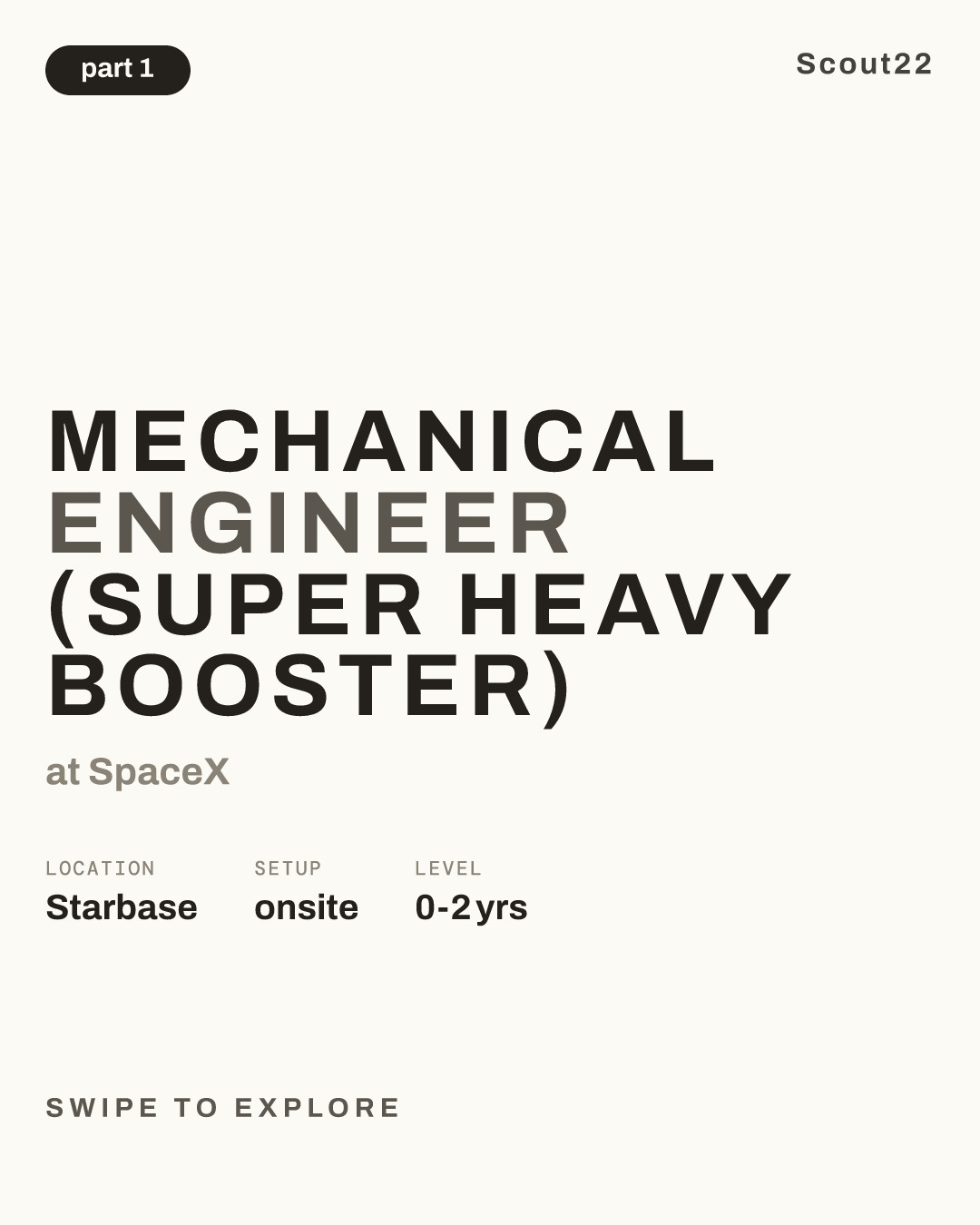 Mechanical Engineer (Super Heavy Booster) at SpaceX