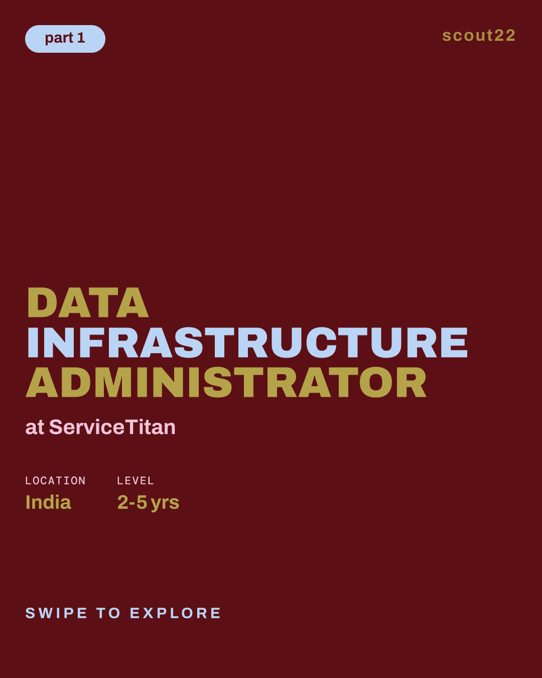 Data Infrastructure Administrator at ServiceTitan