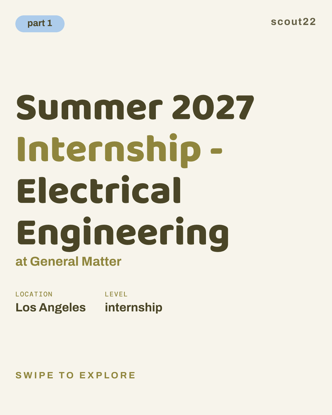 Summer 2027 Internship - Electrical Engineering at General Matter