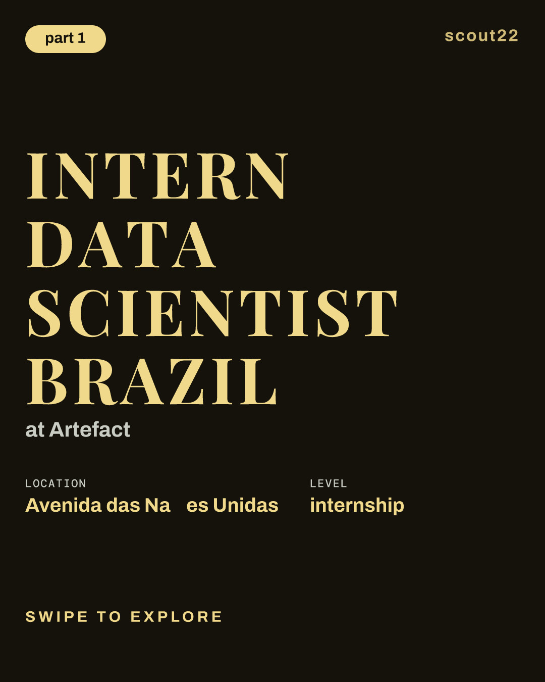 Intern Data Scientist Brazil at Artefact