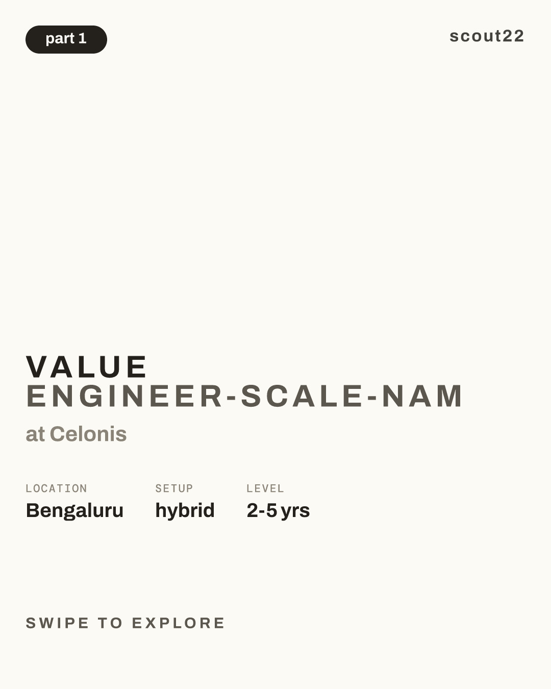 Value Engineer-Scale-NAM at Celonis