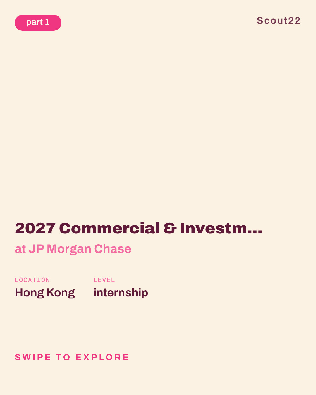 2027 Commercial & Investment Bank - Global Investment Banking Analyst Program – Summer Analyst - Hong Kong at JP Morgan Chase