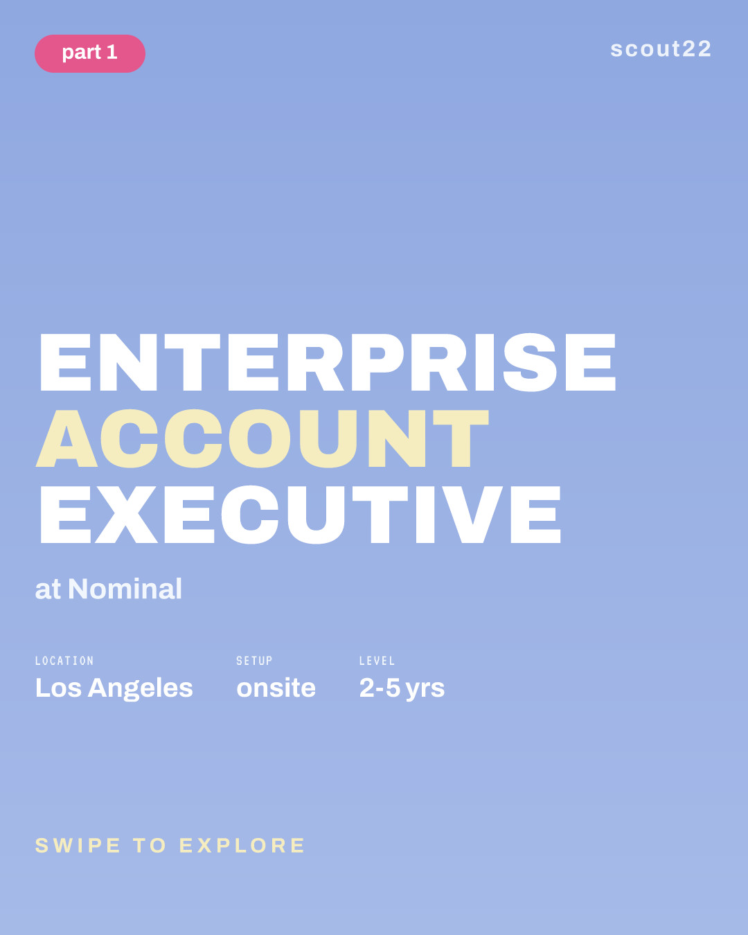 Enterprise Account Executive at Nominal