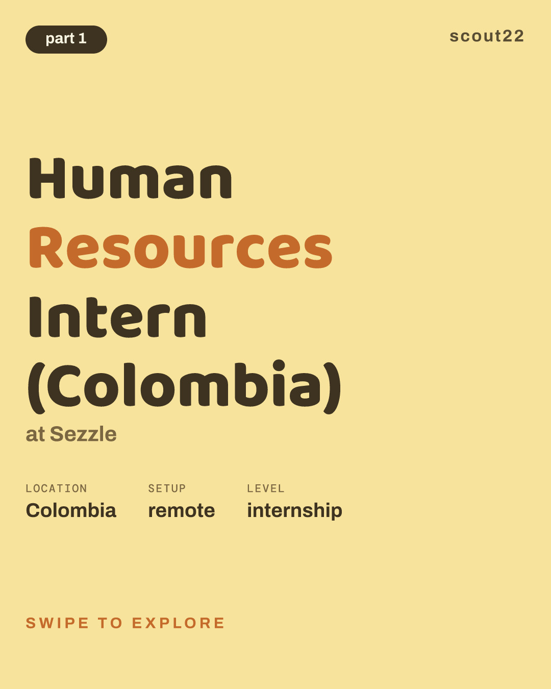 Human Resources Intern (Colombia) at Sezzle