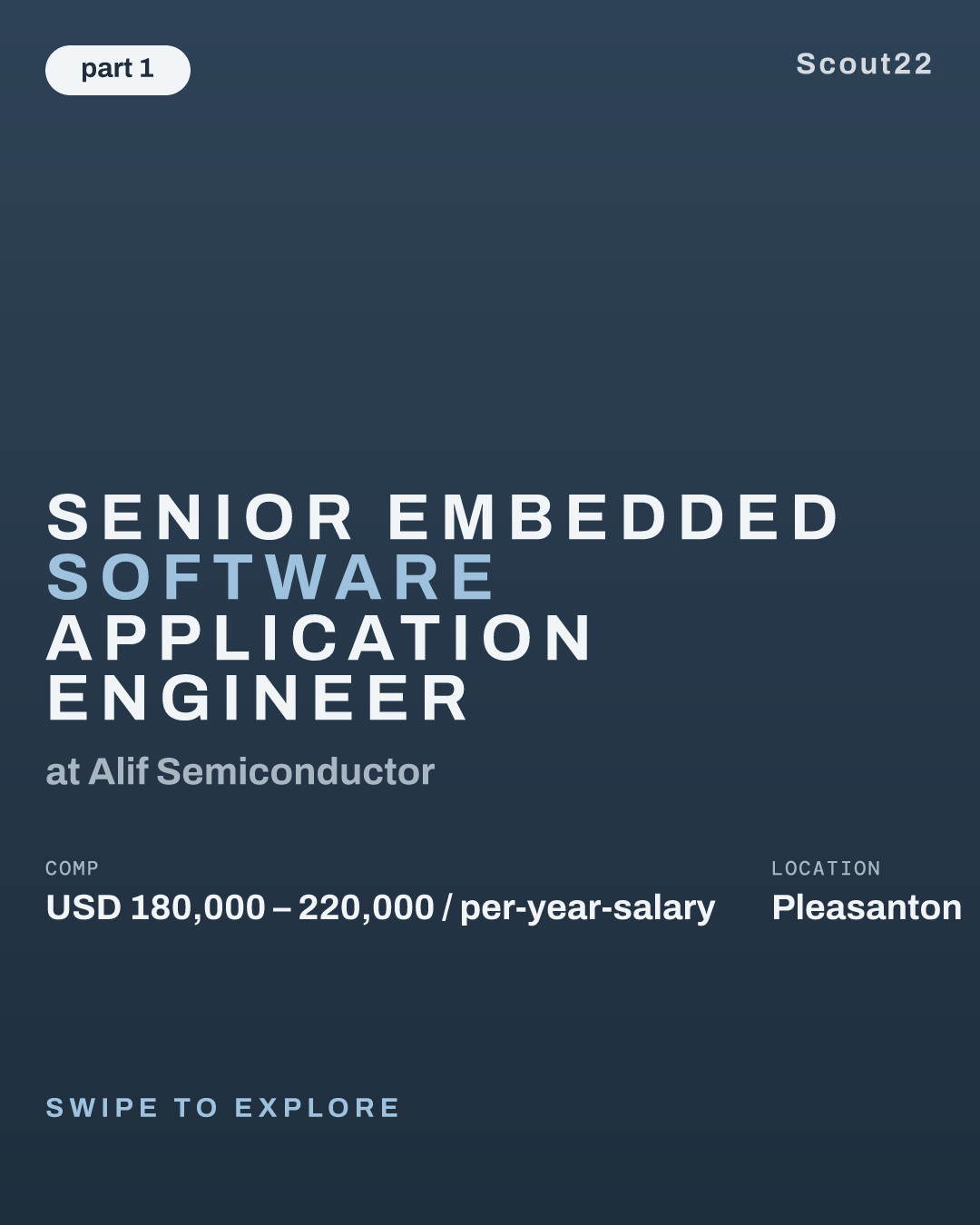 Senior Embedded Software Application Engineer at Alif Semiconductor