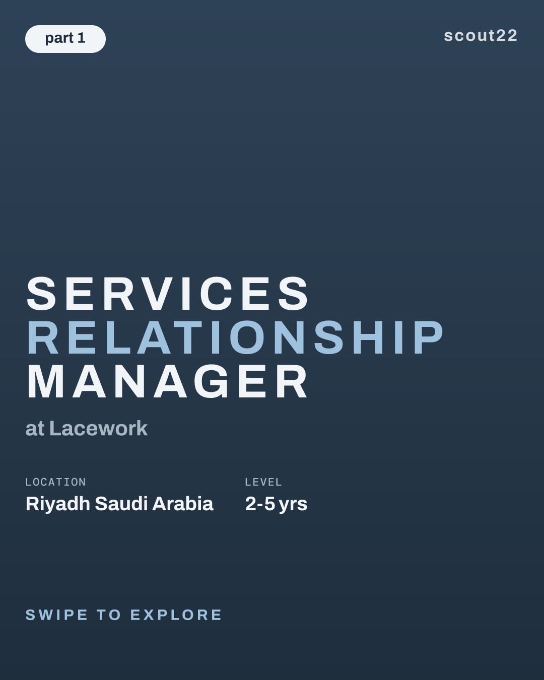 Services Relationship Manager at Lacework