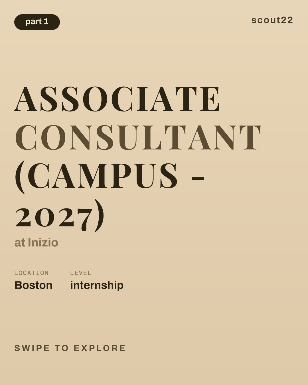 Associate Consultant (Campus - 2027) at Inizio