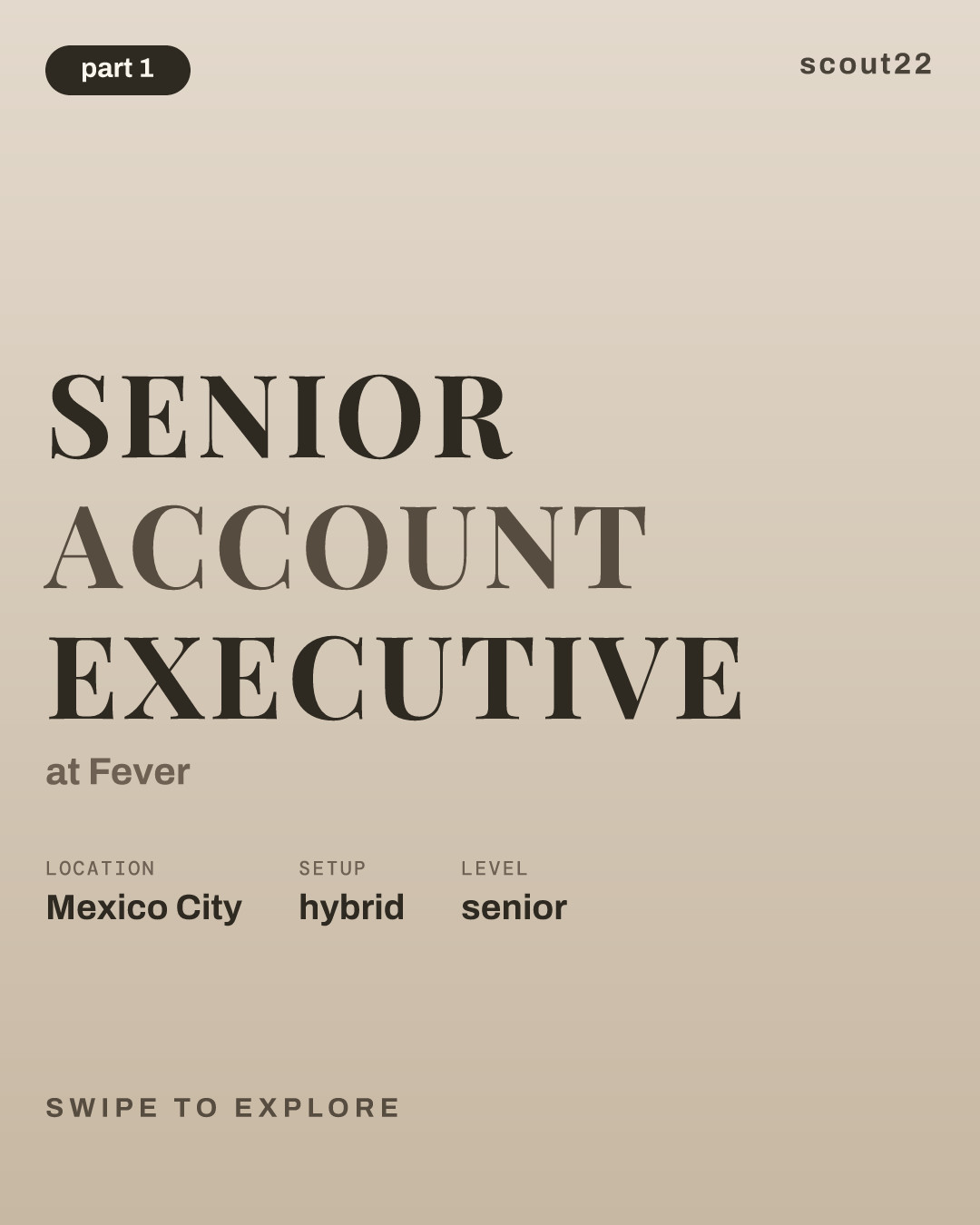 Senior Account Executive at Fever