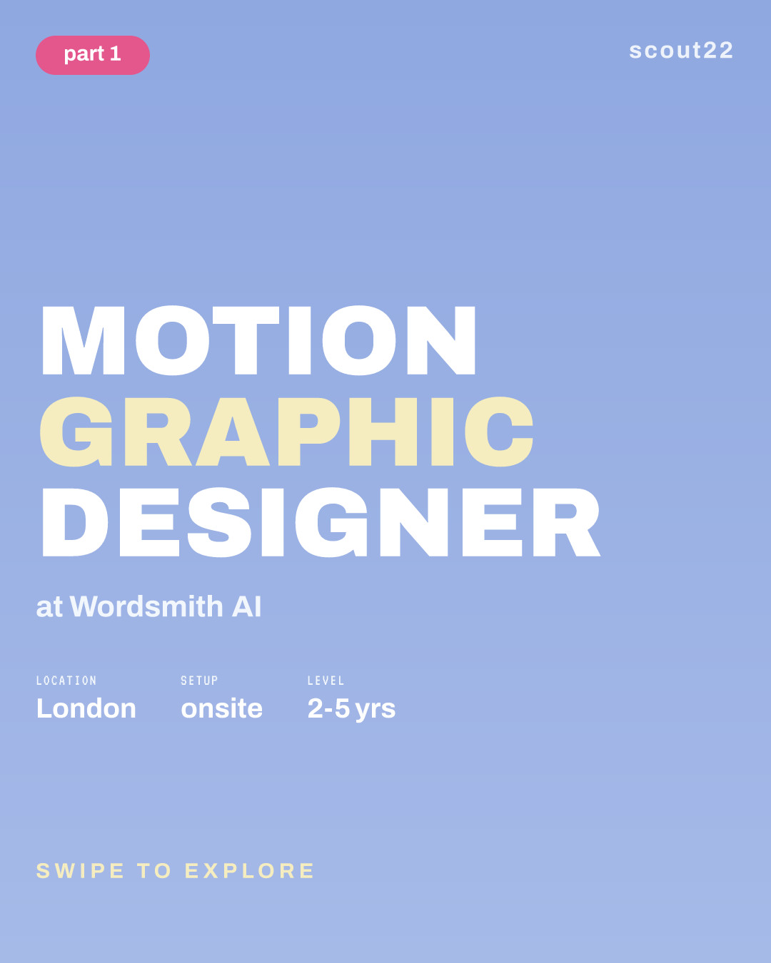 Motion Graphic Designer at Wordsmith AI