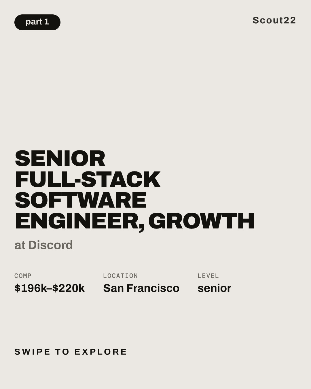 Senior Full-Stack Software Engineer, Growth at Discord