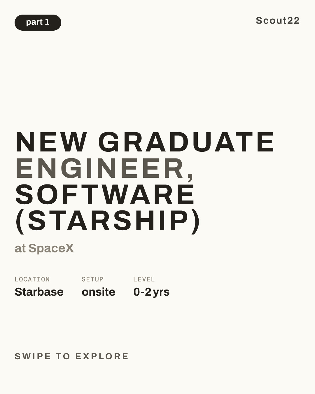 New Graduate Engineer, Software (Starship) at SpaceX