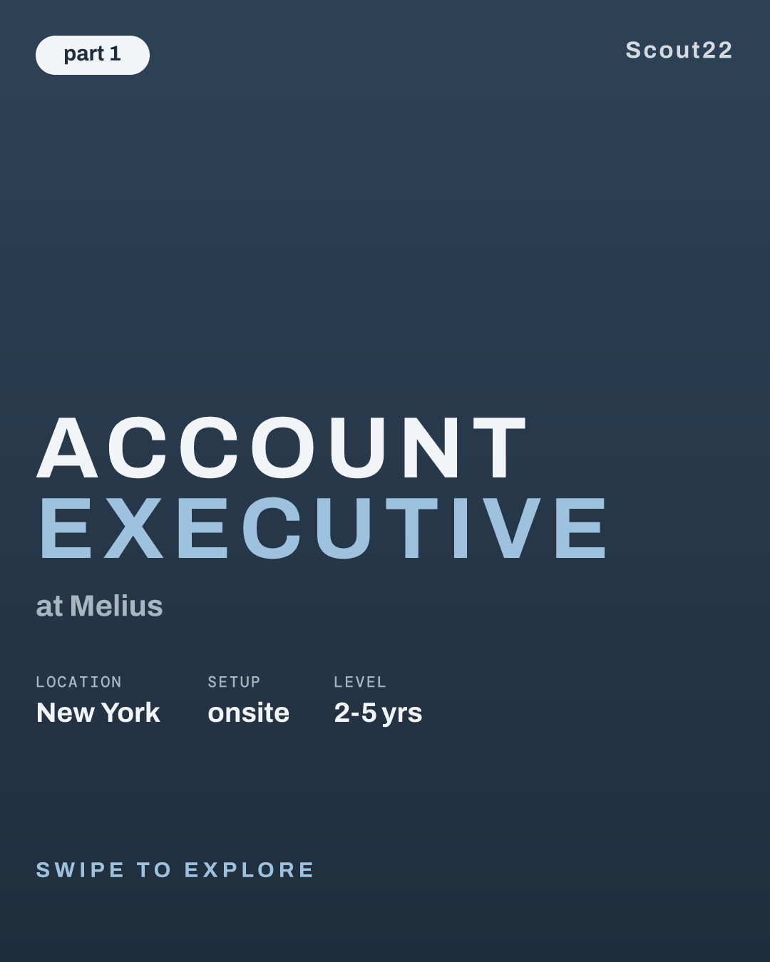 Account Executive at Melius