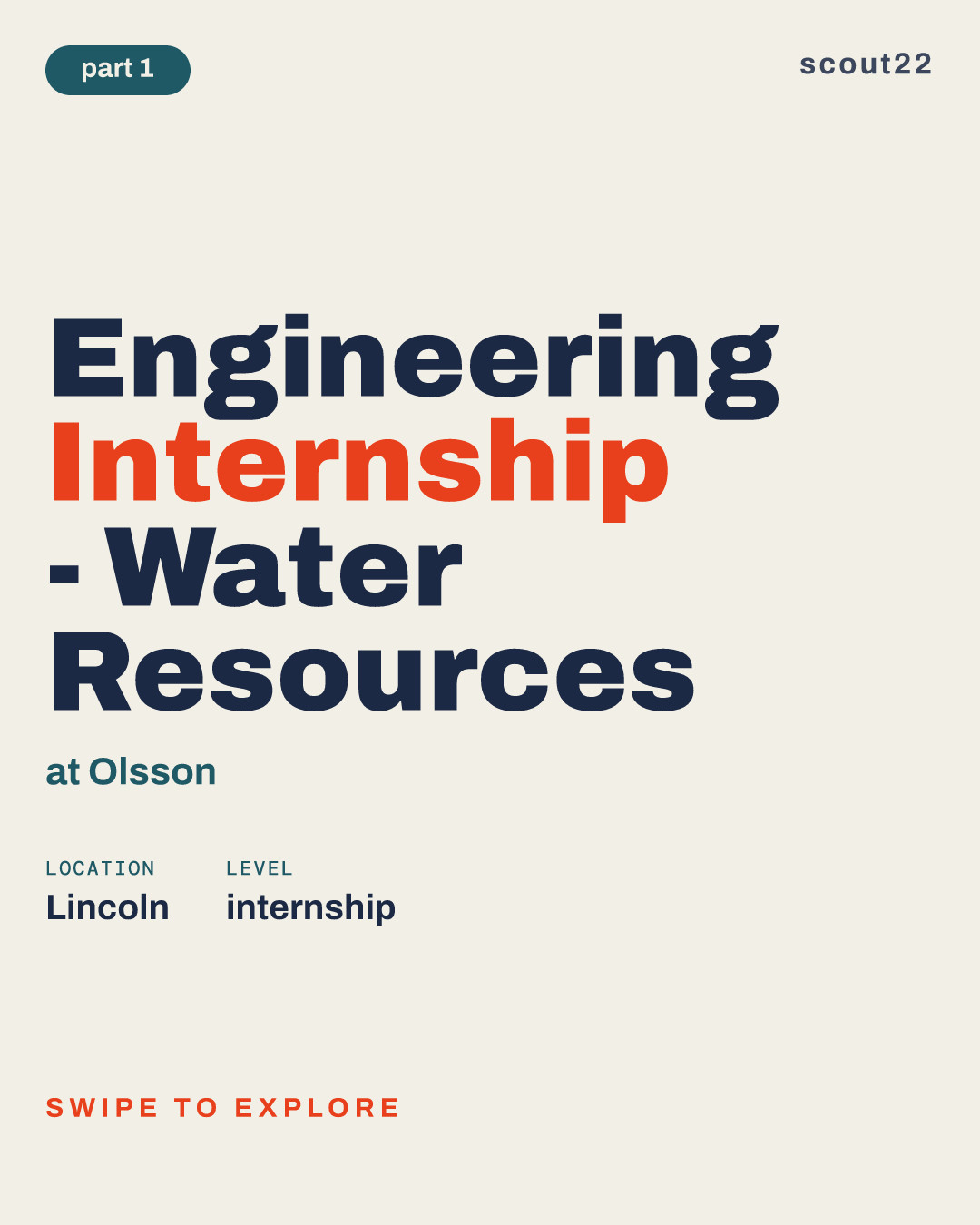 Engineering Internship - Water Resources at Olsson