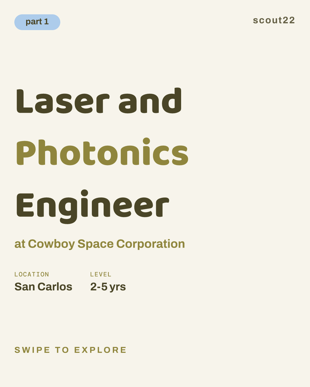 Laser and Photonics Engineer at Cowboy Space Corporation