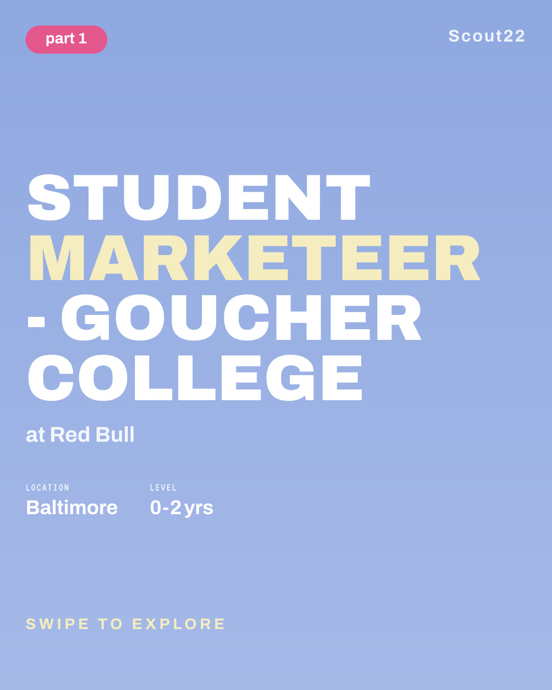 Student Marketeer - Goucher College at Red Bull