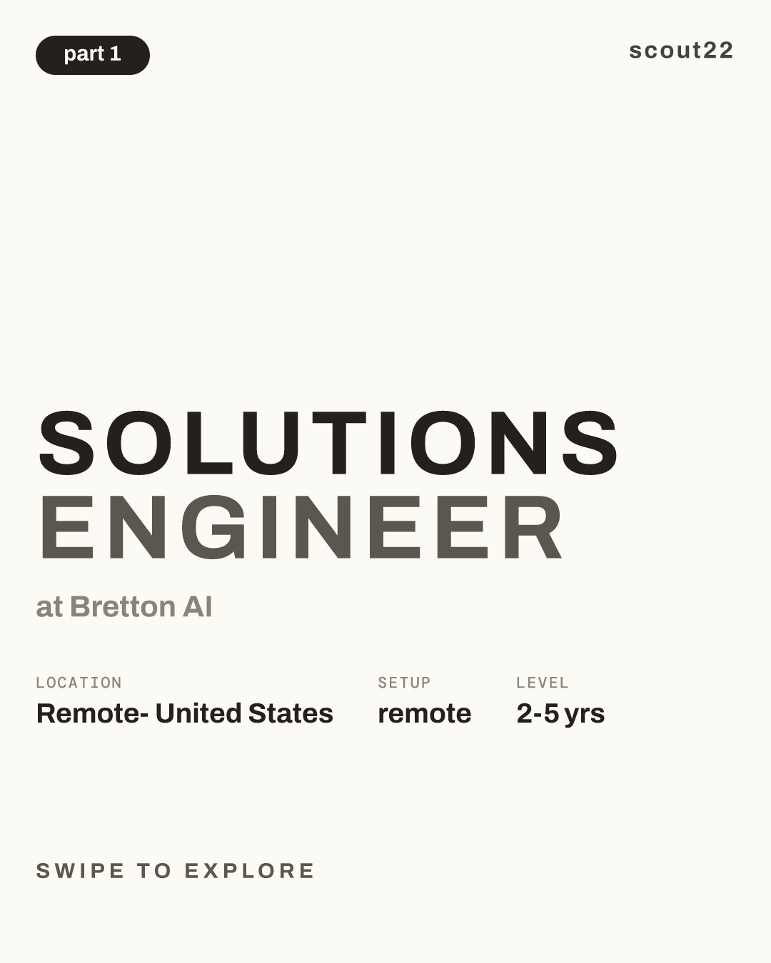 Solutions Engineer at Bretton AI